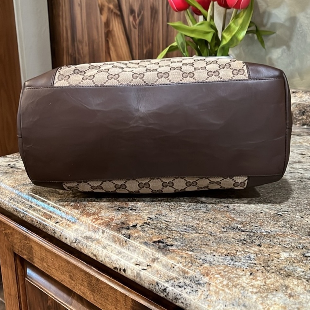 TODAY SALE ONLY - Gucci EUC Monogrammed Shopper Tote Bag - Picture 4 of 11